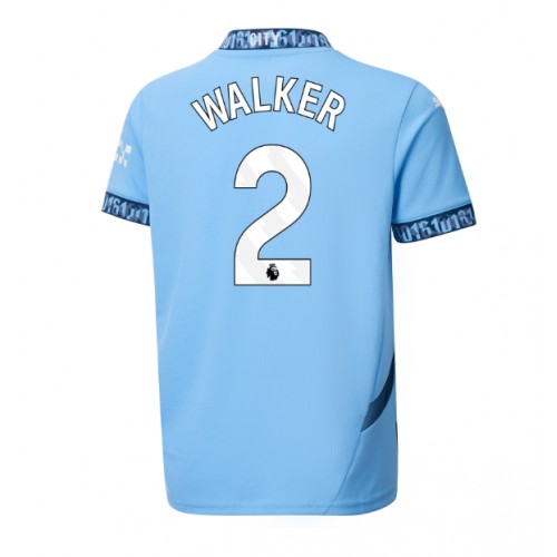 Manchester City Kyle Walker #2 Domaci Dres 2024-25 Kratak Rukav